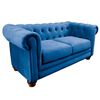 Sof&aacute; Latam Home Florencia 2 Cuerpos Azul Petr&oacute;leo