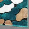 Alfombra Modalfo Exclusive Floreado Turquesa 150x200 cm