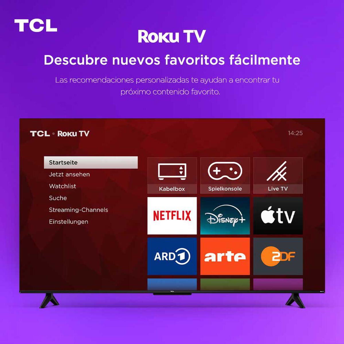 Smart TV QLED 50" TCL FHD Roku TV 50S5LR