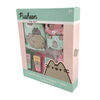 Set 3 Alcohol Gel + 1 Colgador + 2 Mascarillas + 1 Toallitas Desinfectantes Pusheen