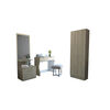 Clóset 2 Puertas + Mueble Tocador + Velador con Espejo TuHome Perla
