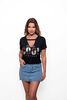 Polera Chocker Mujer Rock Caviar