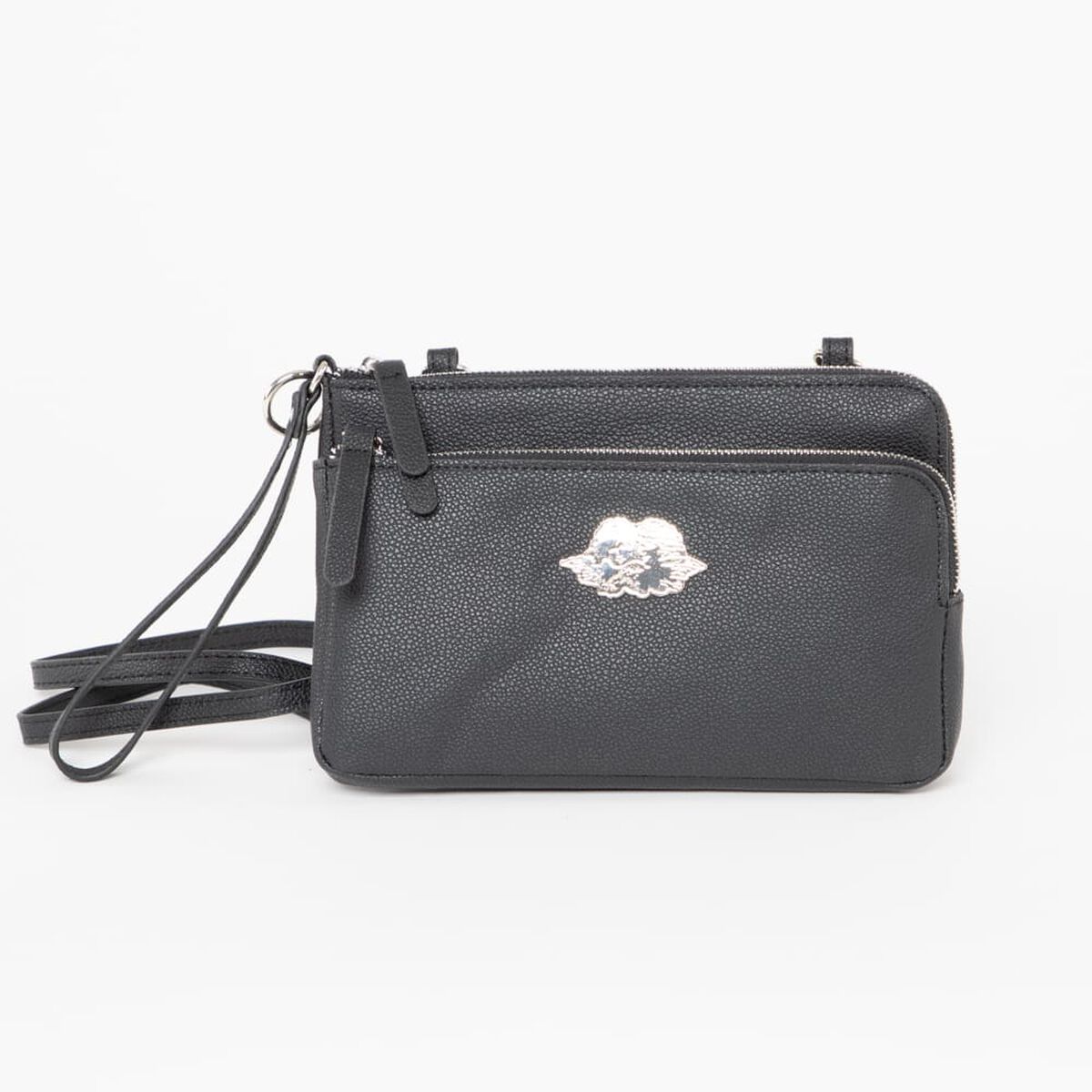Bolso Cross Ecocuero Black Fiorucci