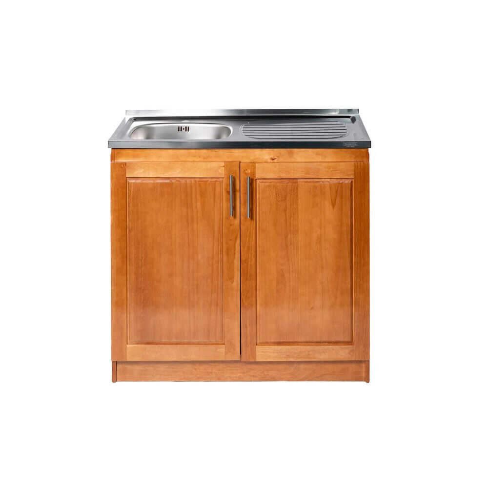 Lavaplato Izquierdo Muebles Hema Berlín 100 cm Nogal