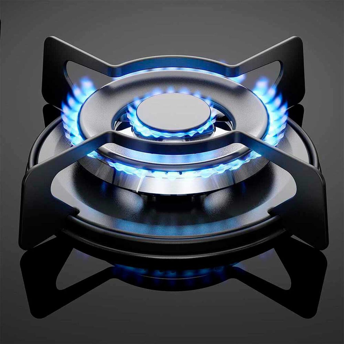 Encimera a Gas Fensa F GC75V A 5 Quemadores