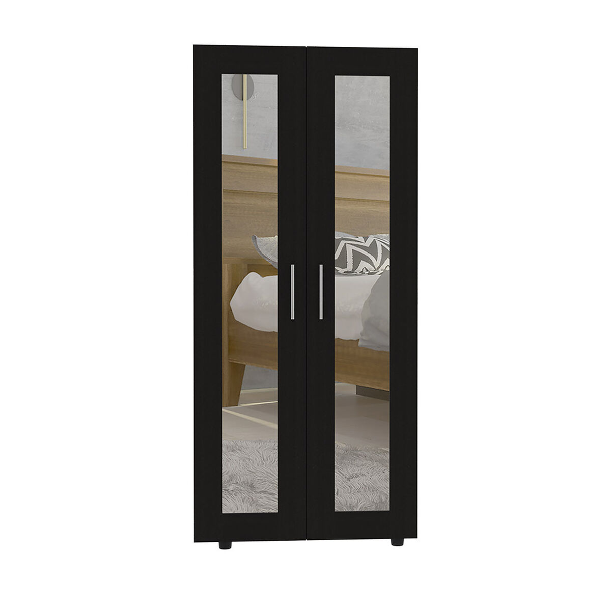 Clóset TuHome Z-80 2 Puertas con Espejos