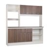 Mueble de Cocina CIC Julieta Nogal Africano Blanco 1 Cajón