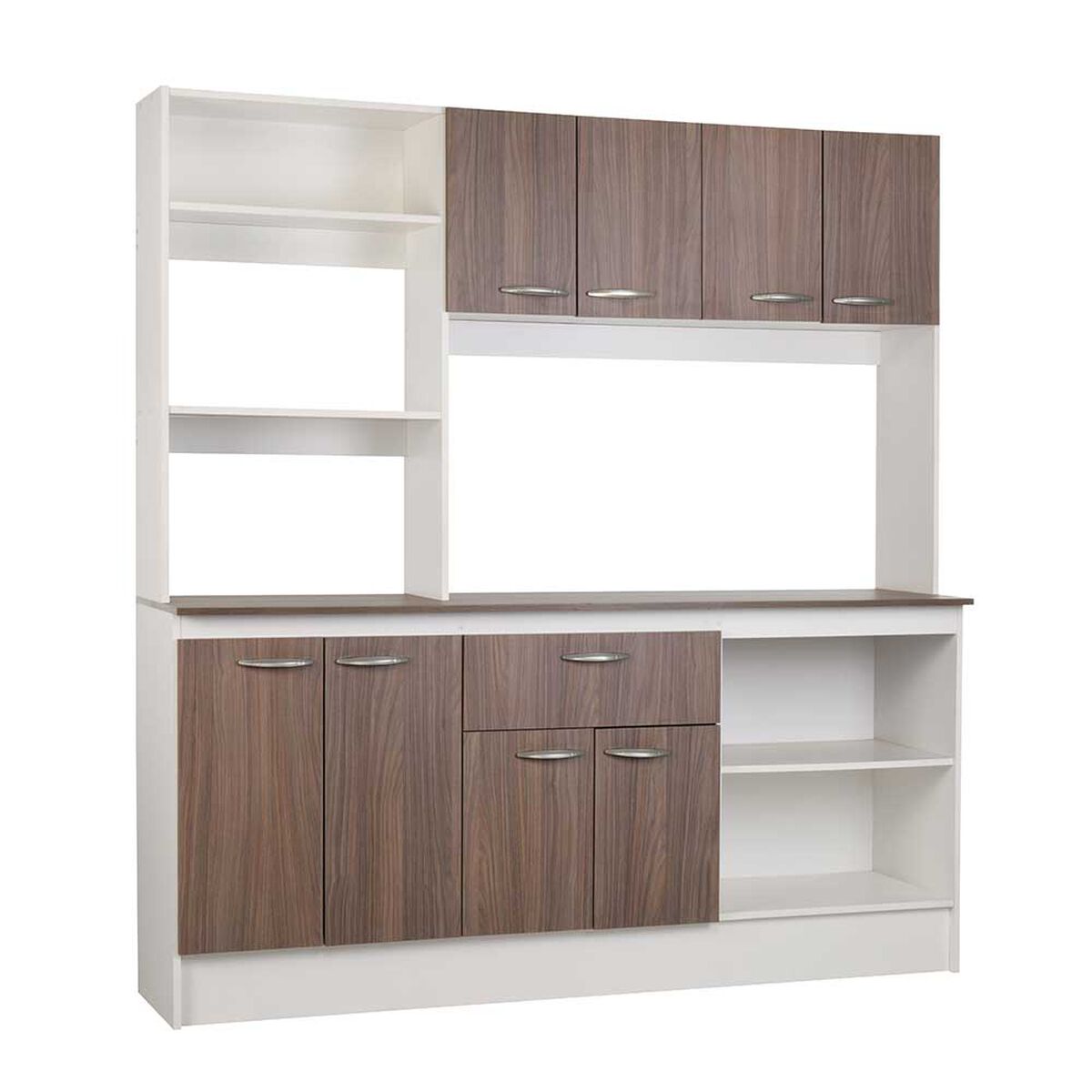 Mueble de Cocina CIC Julieta Nogal Africano Blanco 1 Cajón