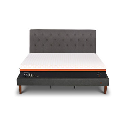 Imagen 1 del producto Cama Europea Curve CIC King Bee Comfort + Respaldo