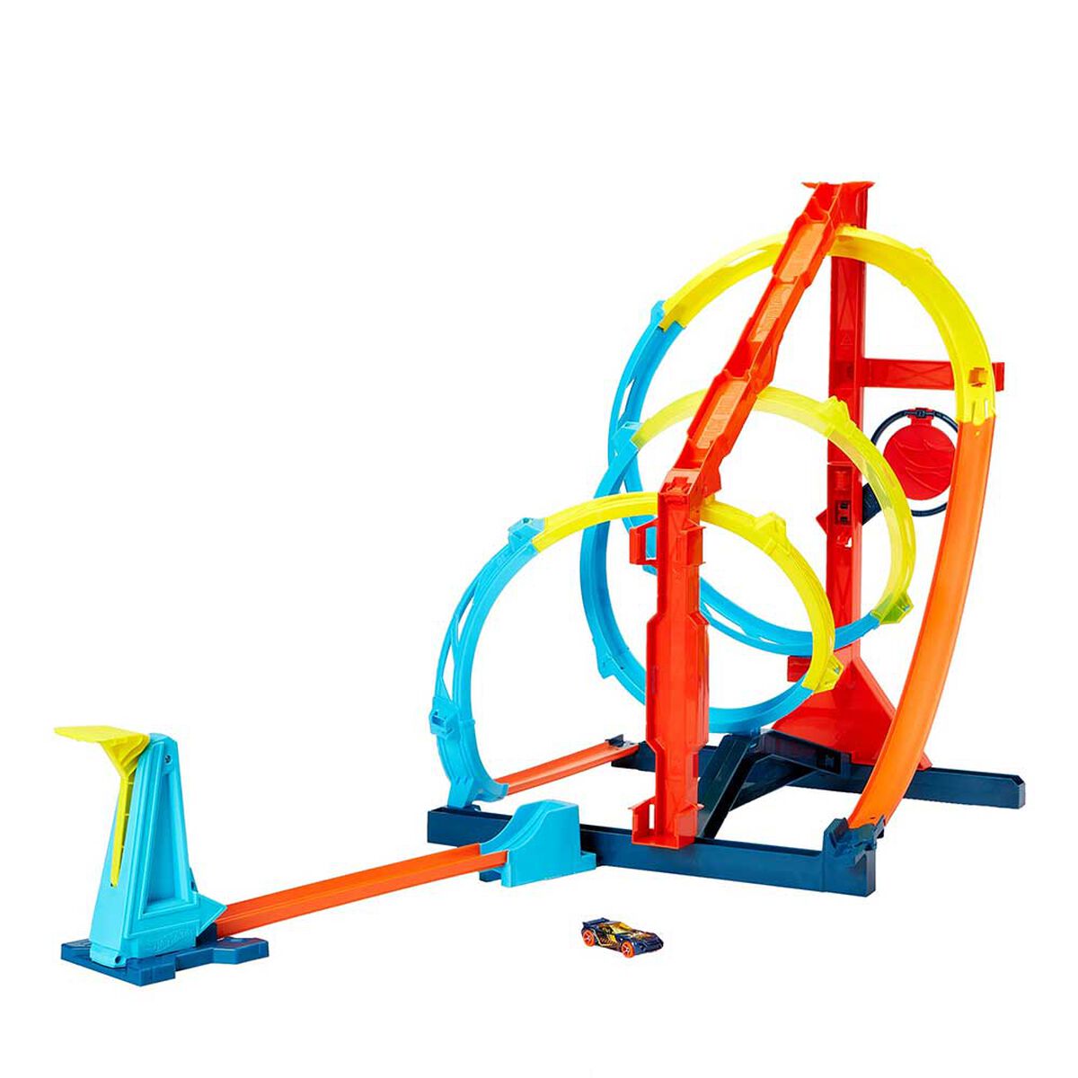 Pista de Autos Hot Wheels Track Builder Kit de Giros Sin Límite