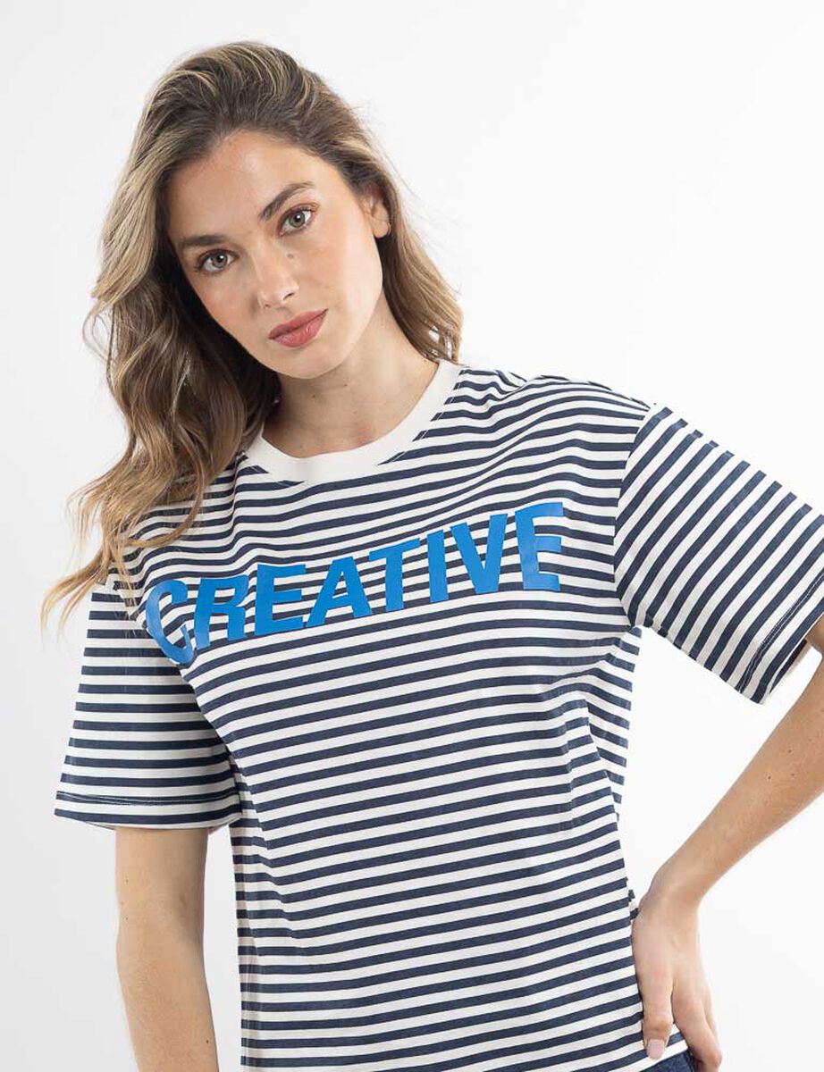 Polera Algod&oacute;n Oversize Mujer Zibel