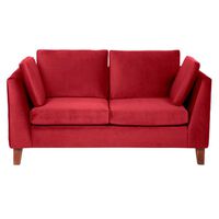 Sofá Barra Design Estocolmo 2 Cuerpos Rojo