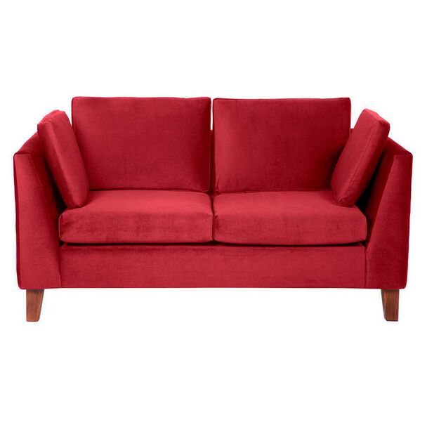 Sofá Barra Design Estocolmo 2 Cuerpos Rojo