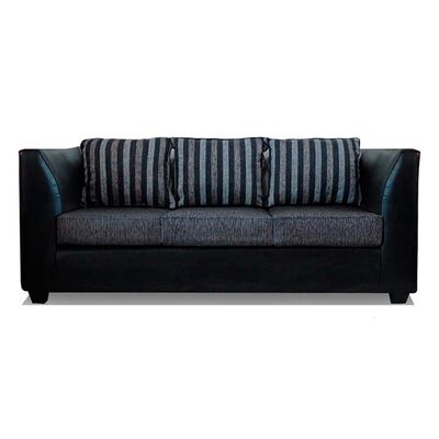 Imagen 1 del producto Sofá Elegant Detail Valentino 3 Cuerpos Gris Oscuro