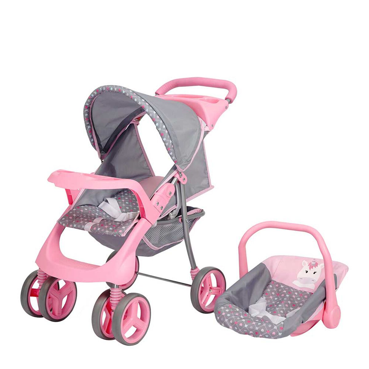 Coche y Silla de Mu&ntilde;ecas Bebesit