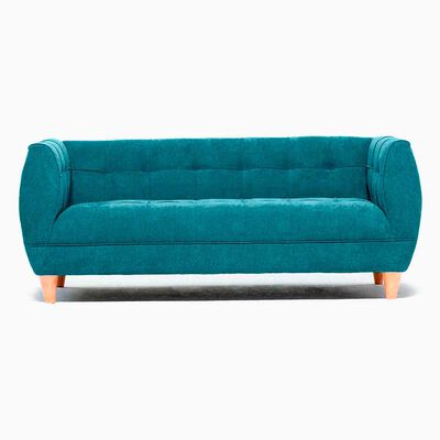 Sofá Barra Design Gracia 3 Cuerpos Petróleo