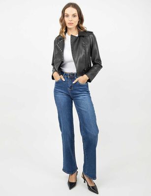 Imagen 2 del producto Jeans Recto Mujer Most Wanted Azul Oscur