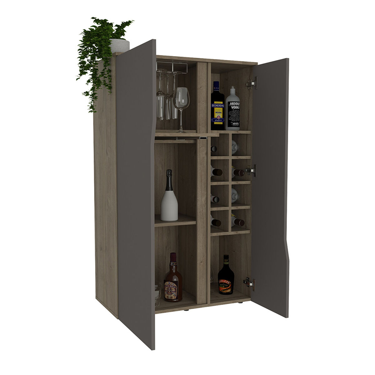 Bar TuHome Obregon Duna / Taupe 2 Puertas