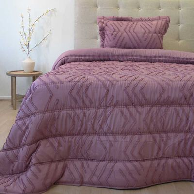 DORAL Plumón Doral 1.5 Plazas Touch Nebula Liso Rosa