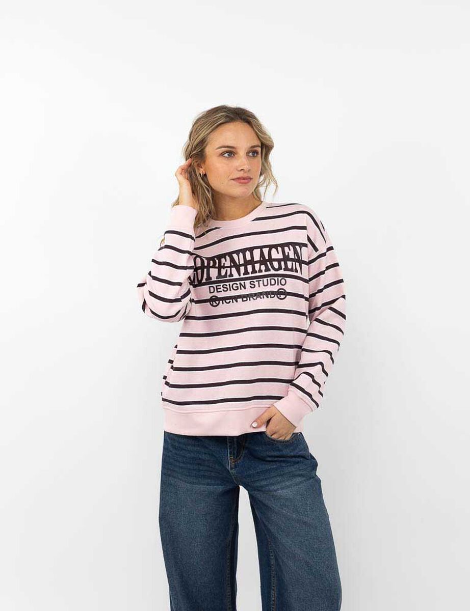 Poler&oacute;n Con Estampado Mujer Icono