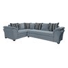 Sof&aacute; Seccional Izquierdo Living Factory Capri 5 Cuerpos Gris