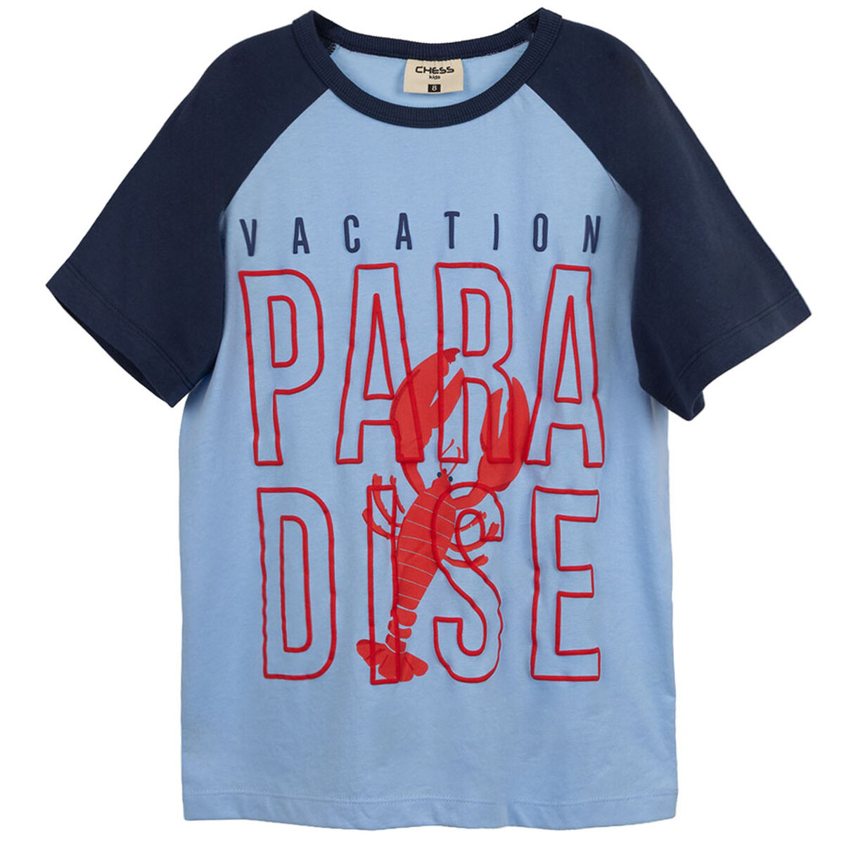 Polera Manga Corta Niño Chess