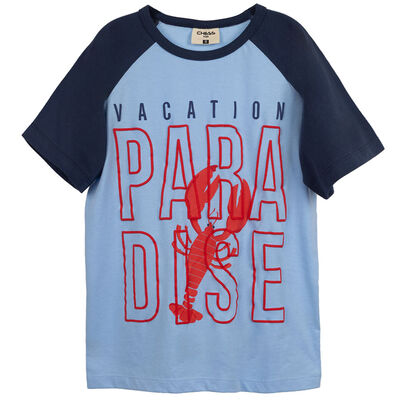 Imagen 1 del producto Polera Manga Corta Niño Chess Navy, Petroleo, Rojo