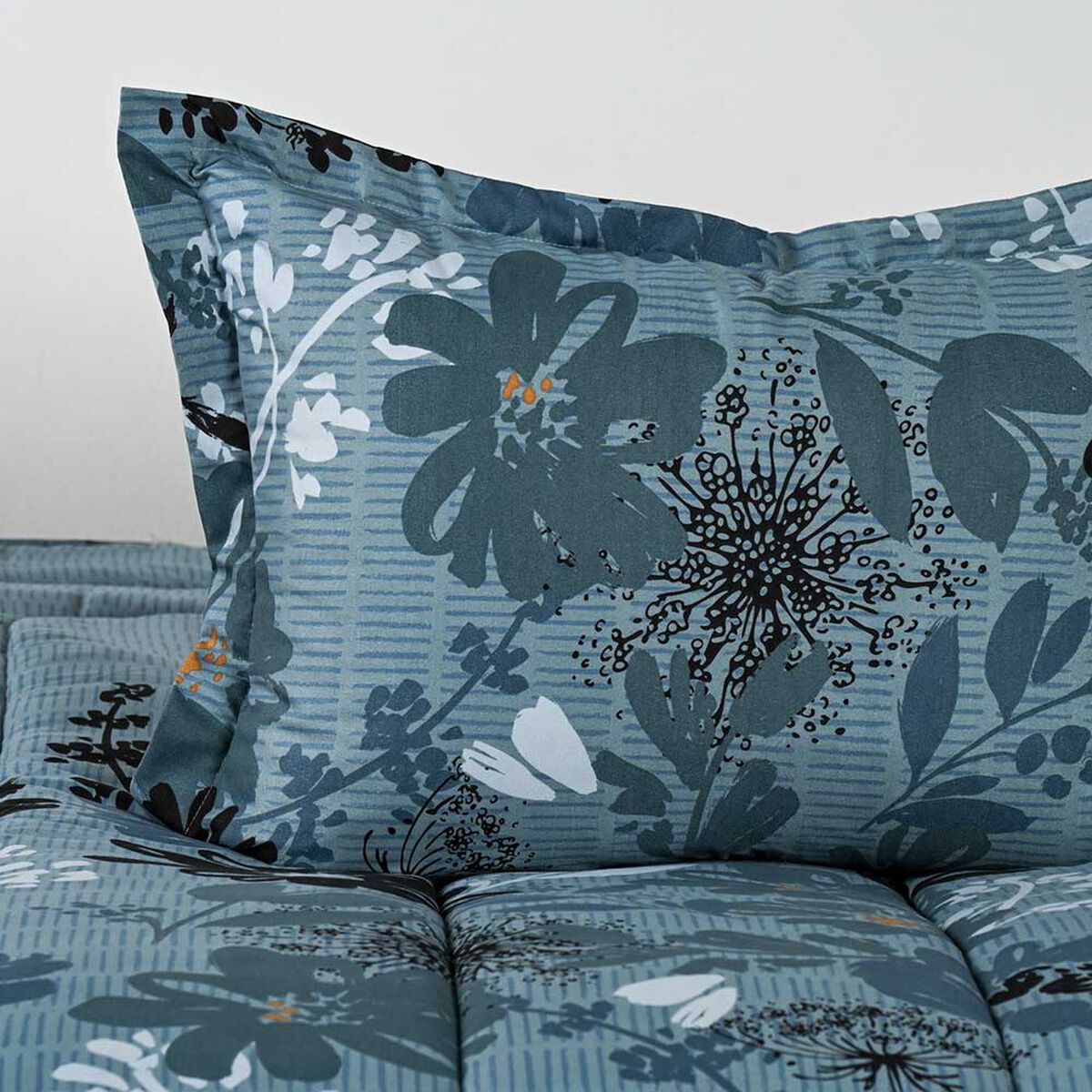 Plumón Estampado Elements & Co 1,5 Plazas Sunflower