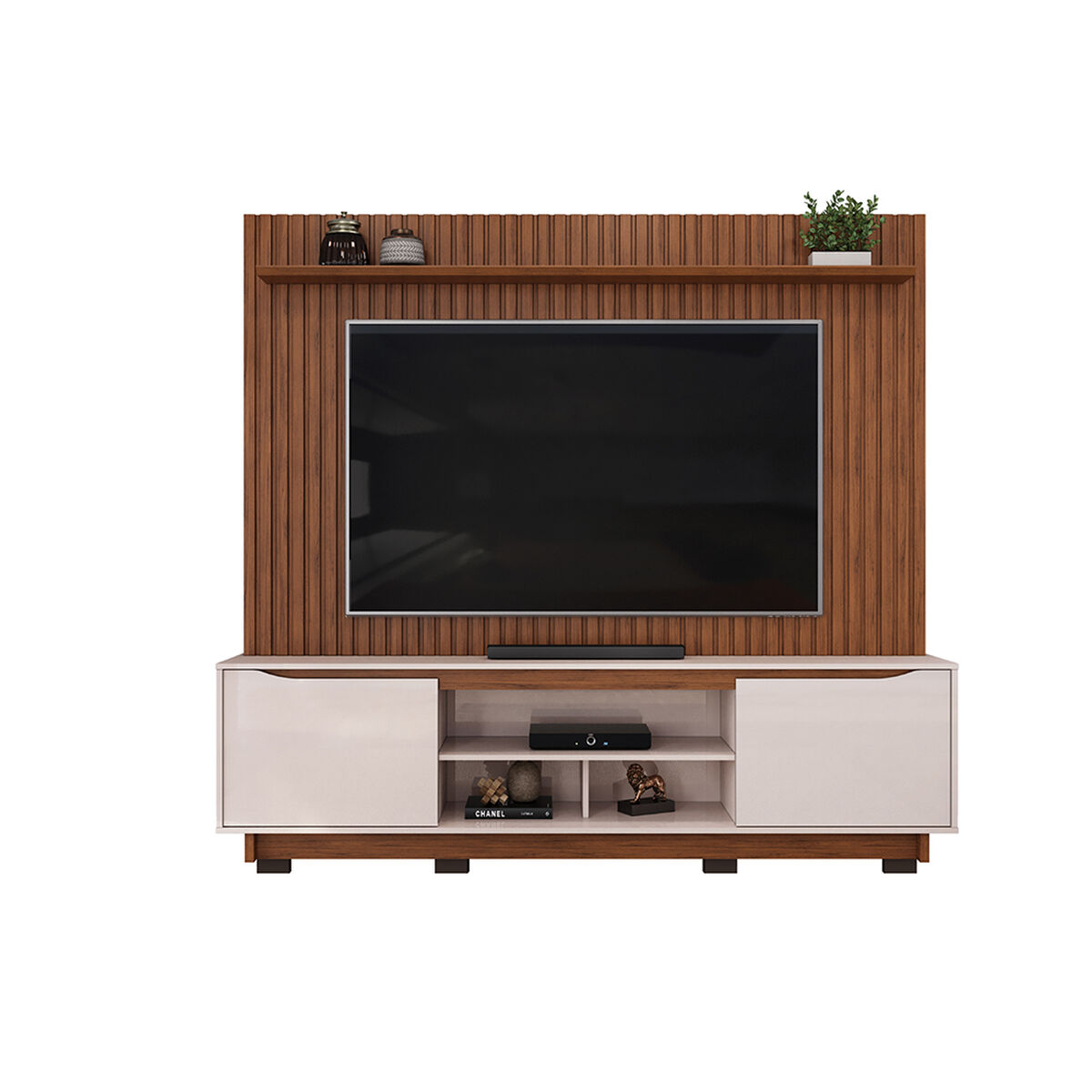 Home TV Vekkahome Enzo 70" Pulgadas Café
