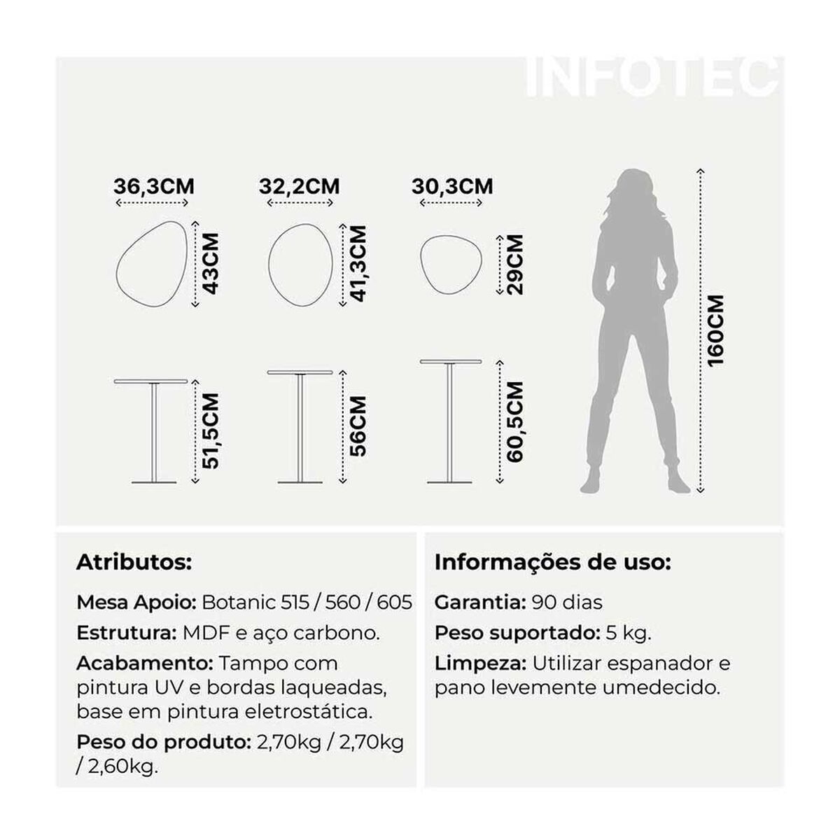 Set Mesas Decocasa Botanic Canela Champagne