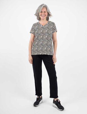 Imagen 2 del producto Polera Manga Corta Mujer Portman Club Animal, Azul, Blanco, Burdeo, Crudo