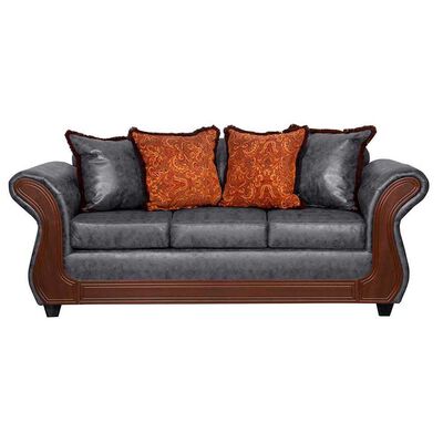 Imagen 1 del producto Sofá Black Factory Palermo 3 Cuerpos Gris