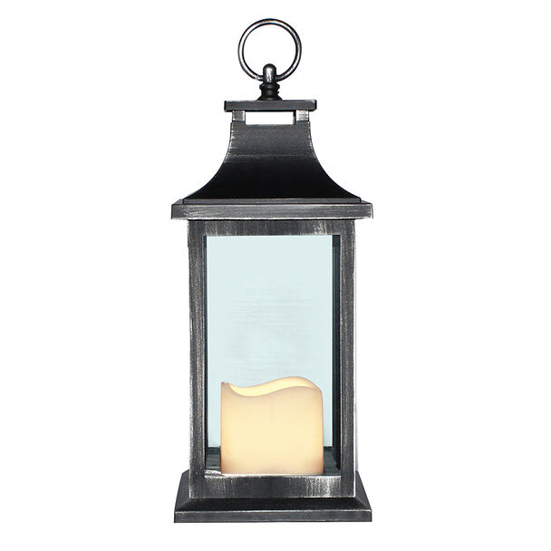 Fanal Plástico Con Vela Led