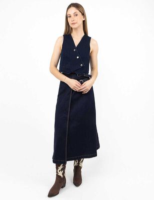 Imagen 2 del producto Blazer Gillette Denim Mujer Zibel Azul