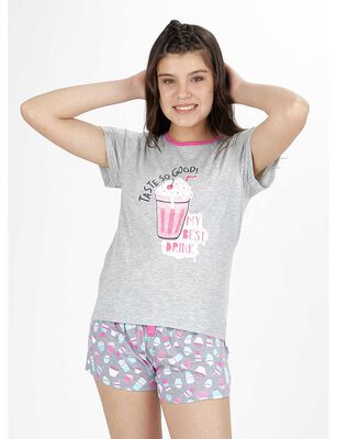 Imagen 1 del producto Pijama de Algodón Niña Kayser Gris