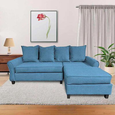 Imagen 1 del producto Sofá Seccional Derecho Living Factory Barcelo 3 Cuerpos Azul