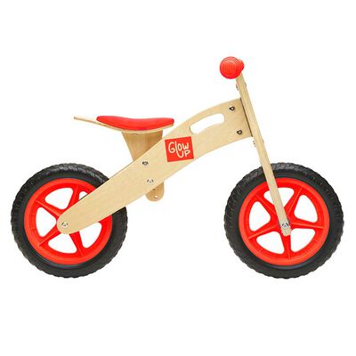 Bicicleta Balance de Madera Roja Glow Up