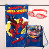 Toalla de Playa Spiderman Spiders 70x140 cm + Lentes de Agua y Bolso
