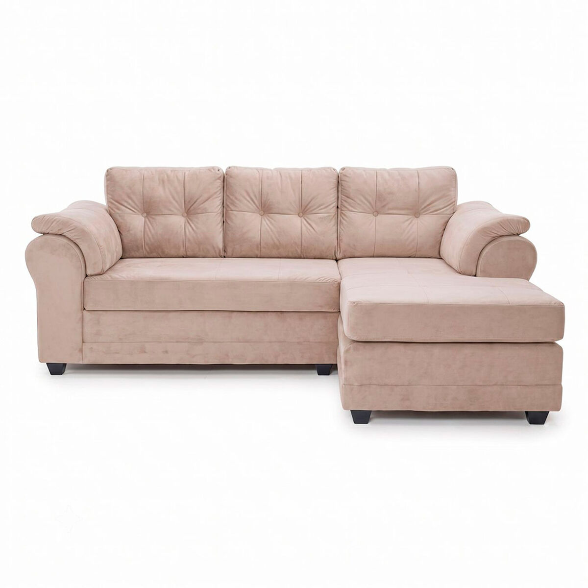 Seccional Muebles MPR Queen 4 Cuerpos Beige