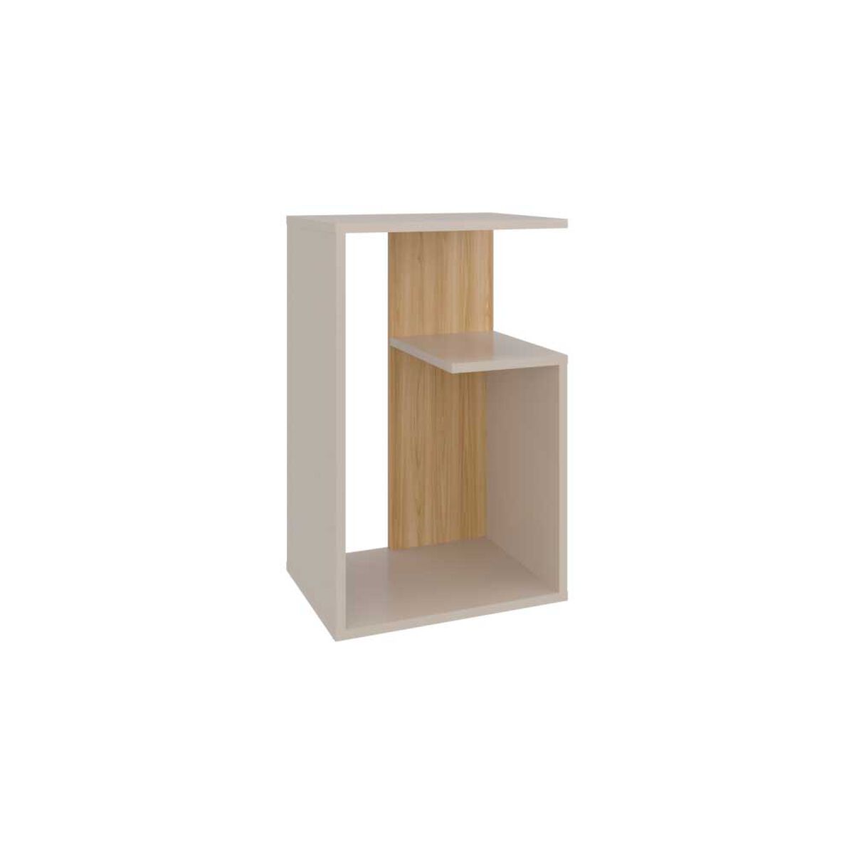 Mesa Lateral Tuhome Adel Melamina Capri Y Fresno Europeo&nbsp;