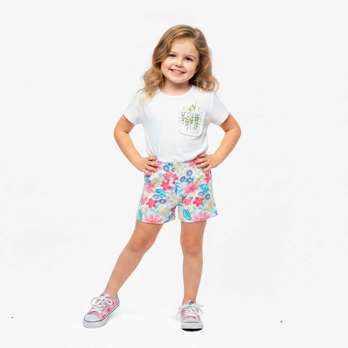 Polera Manga Corta Ni&ntilde;a Chess Baby