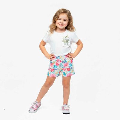 Polera Manga Corta Niña Chess Baby