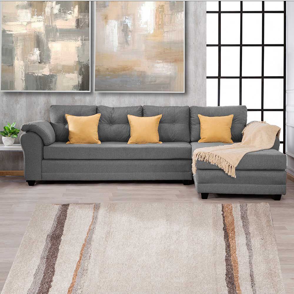 Sofá Seccional Muebles MPR Journey 3 Gris
