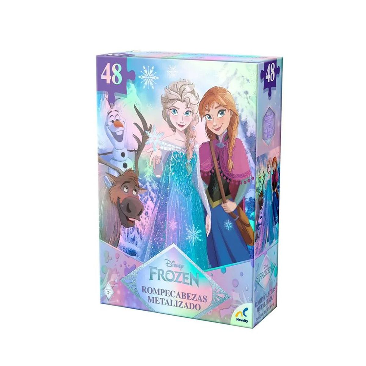 Puzzle Metalizado Frozen 48 Pzas