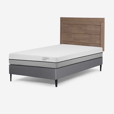 Imagen 2 del producto Cama Europea Rosen 1,5 Plazas Pratta + Respaldo Sicilia