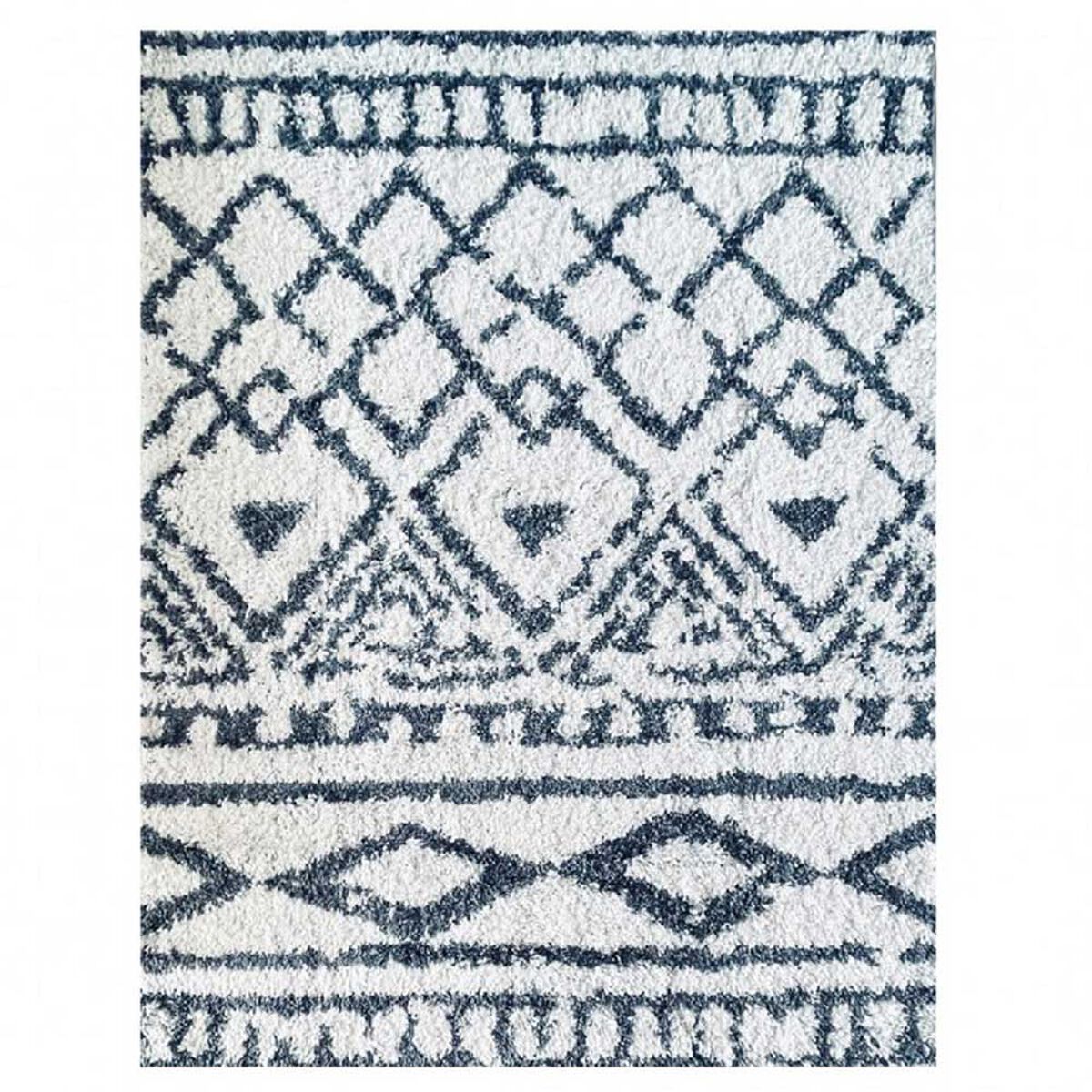 Alfombra Shaggy Idetex Gardenia Blanco 150 x 200 cm