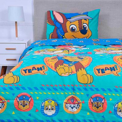 Plum&oacute;n Infantil Paw Patrol 1,5 Plazas Tri&aacute;ngu Ni&ntilde;o