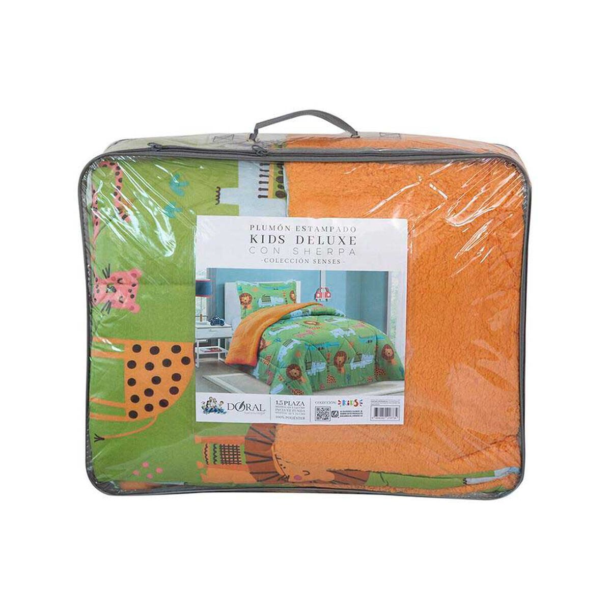 Plum&oacute;n Doral 1,5 Plazas Kids Animales