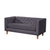 Sof&aacute; Latam Home Brescia 2 Cuerpos Gris Oscuro