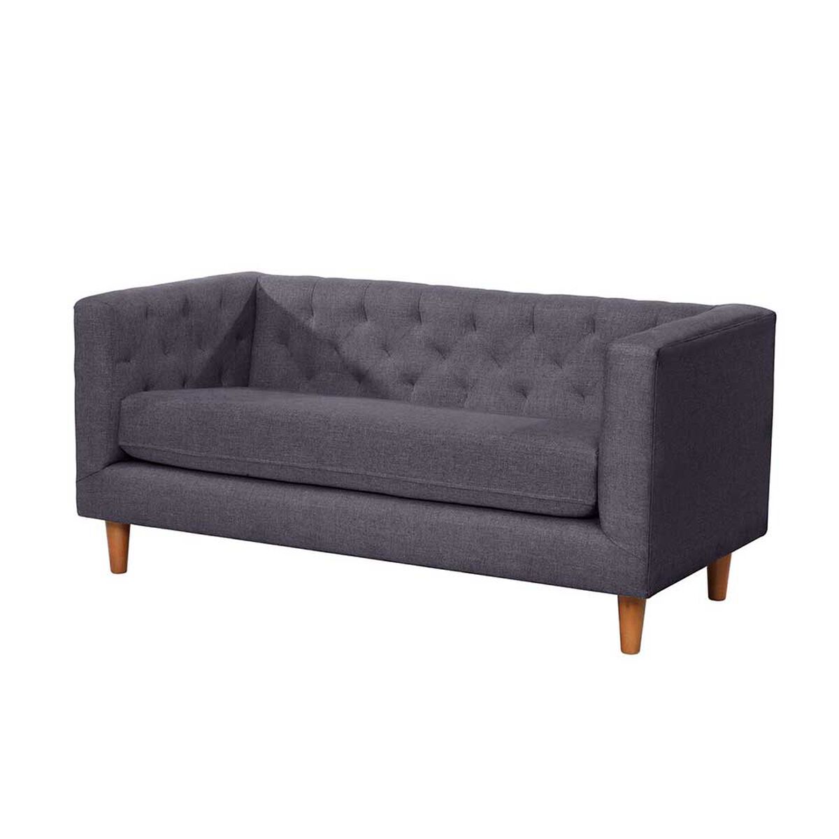 Sof&aacute; Latam Home Brescia 2 Cuerpos Gris Oscuro